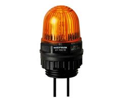 231.300.55 Werma  LED Beacon 231  24vDC 2:AMBER Permanent IP65 iø22 Panel Mounting